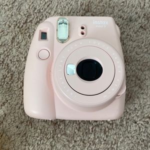Pink Polaroid camera